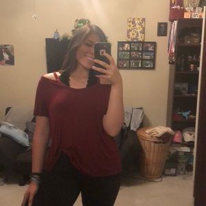 Soft off shoulder tee